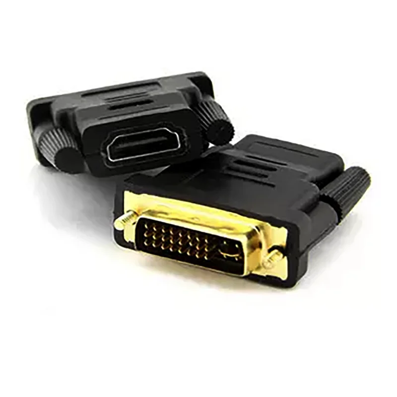 

Two-way Transmission HD TV Projector DVI to HDMI Adapter Compatible Adapter HDMI to DVI Adapter DVI Male to HDMI female 24+5