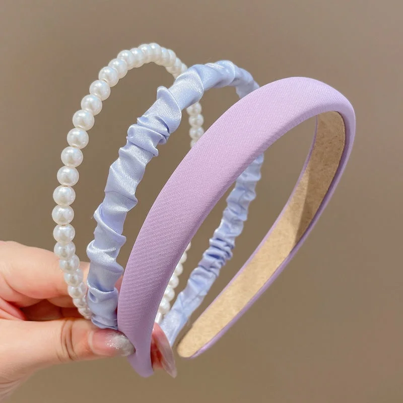 3 stks Koreaanse stijl elegante hoofdband voor vrouwen gezicht wassen haarband mode meisjes haaraccessoires