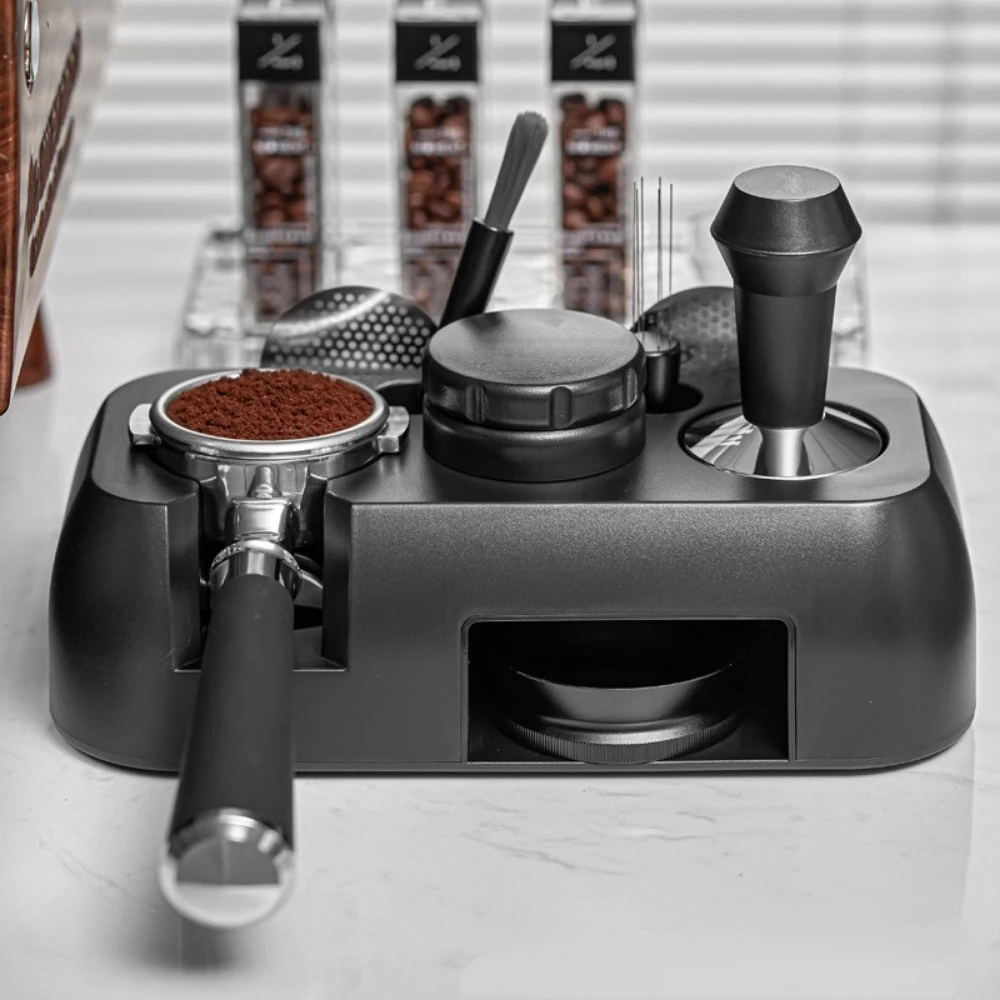 Coffee Tamper Station 51/53/54/58mm Universal ABS Espresso Tamper Holder Coffee Portafilter Rack Tamper Storage Base Coffeeware