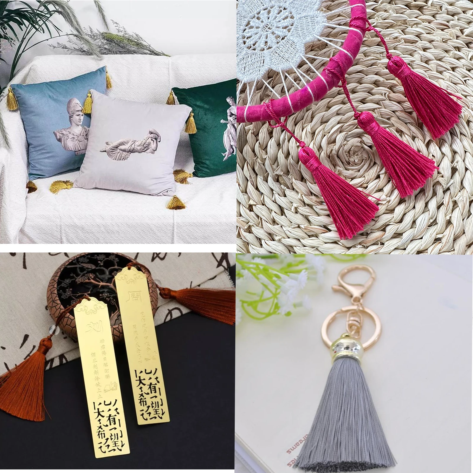 10pcs/Lot 12cm Small Tassels Fringe Polyester Tassels Trim For Sewing Curtains Accessories Jewelry DIY Home Wedding Decoration