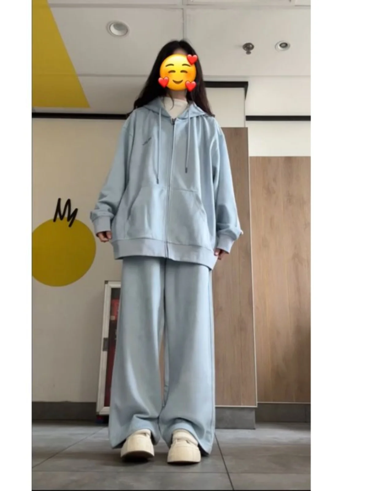 

Весенне-осенний повседневный спортивный комплект, зимний утепленный флисовый костюм из оленьей кожи с начесом, утолщенная куртка с капюшоном из чистого хлопка, две части.