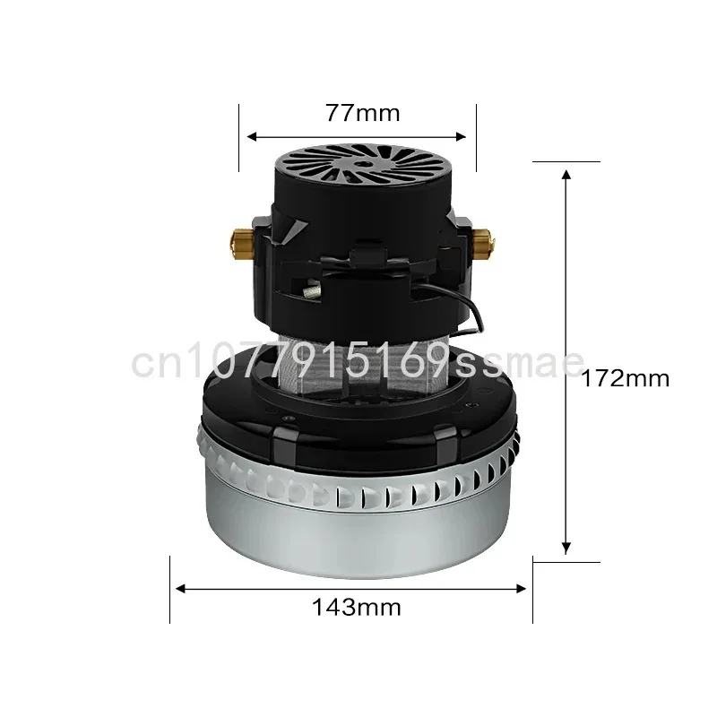 220V 1500W 143Mm Industrial Cleaner Motor For AMETEK 119656-00 FF10 Rowenta Vacuum Suction Motors