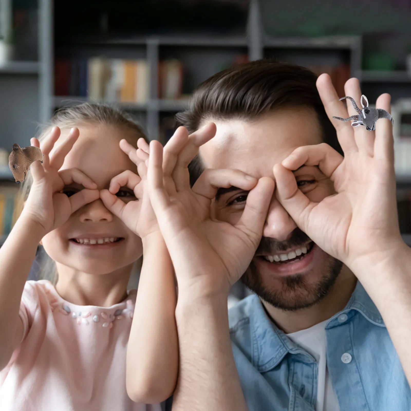 

Набор из 12 интерактивных пальчиковых кукол-животных для обучения детей