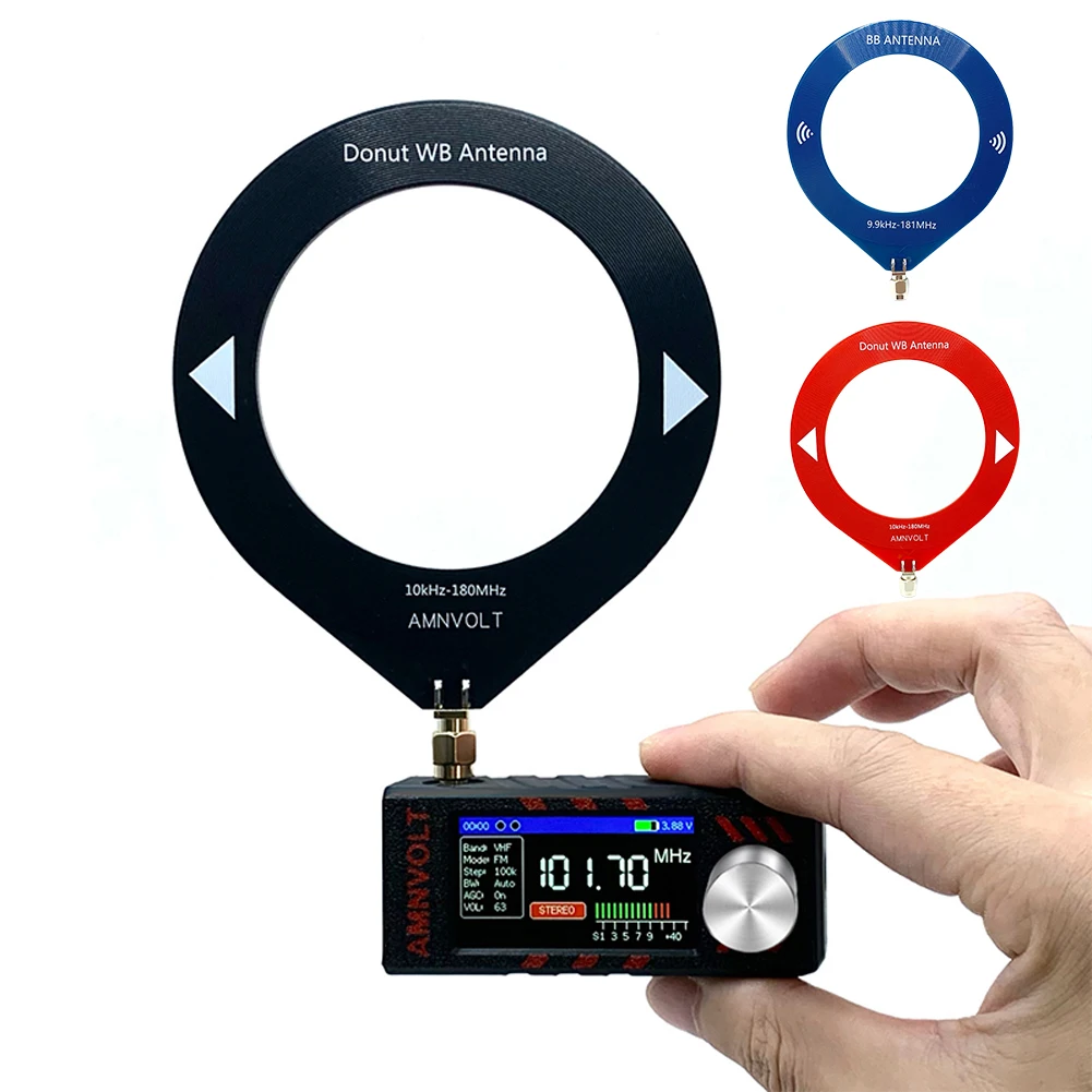 SI4732 10khz-180mhz Medium Wave Shortwave Antenna/Radio Mini Ring Antenna Module for All Models of Radios Walkie Talkies SDR