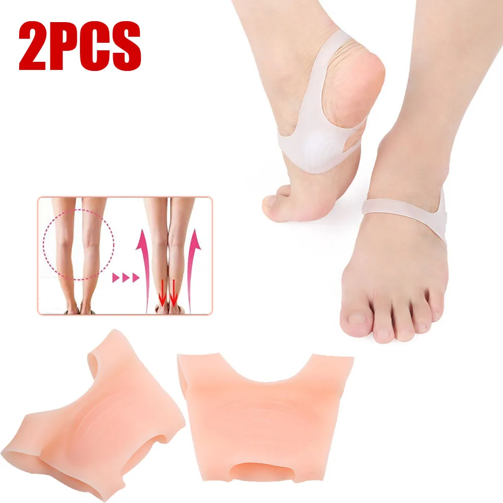 

Arch Support Orthopedic Insoles Silicone Cushion O-type Foot Corrector Insoles Pads No Slip Shoes Foot Care Tool for Men Women
