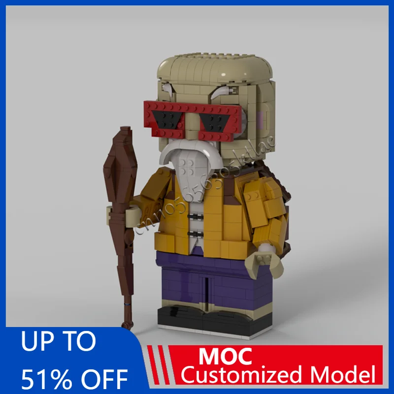 

1021 PCS MOC Famous Anime Series Large Figures Model Building Blocks Originality Assembly Bricks Kids Popular Festival Toys Gift