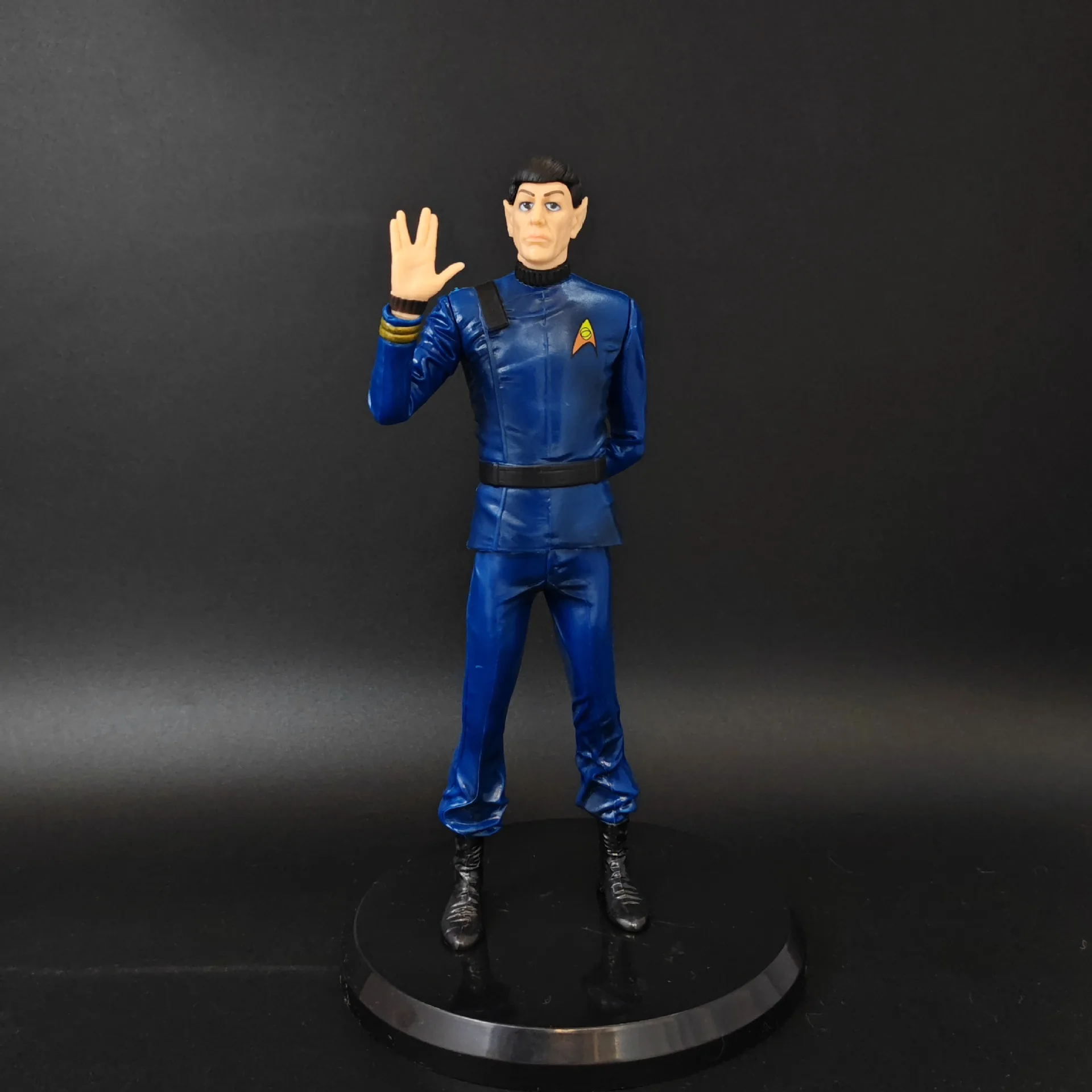 En Stock, figuras de Anime Star Trek, modelo de Pvc, figura de Spock, modelo de acción, juguetes, adornos de coche de escritorio, regalos de modelo
