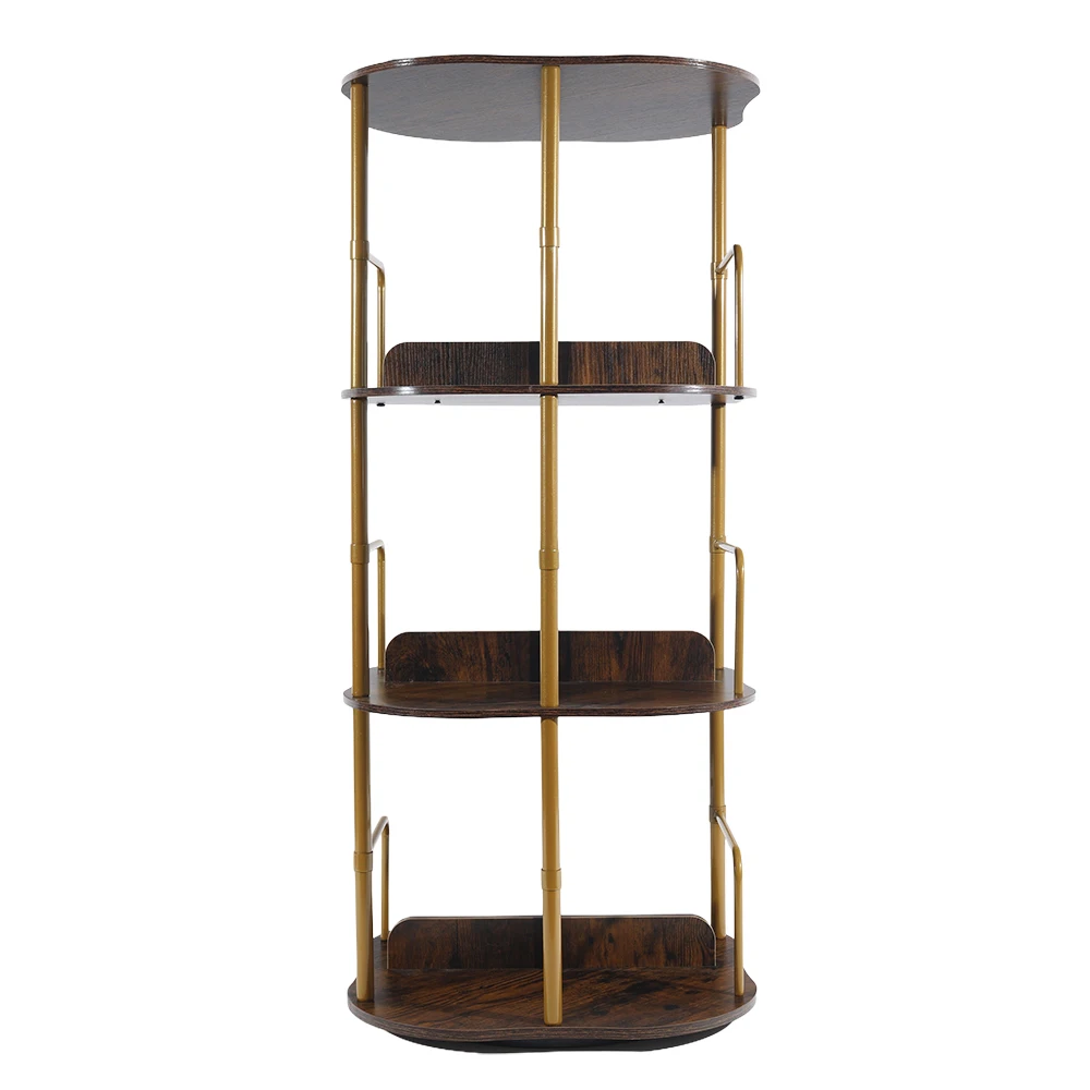 

Modern Saving Space Metal Wood Storage Organizer Iron Book Racks Shelf Book Shelves for Living Room Home