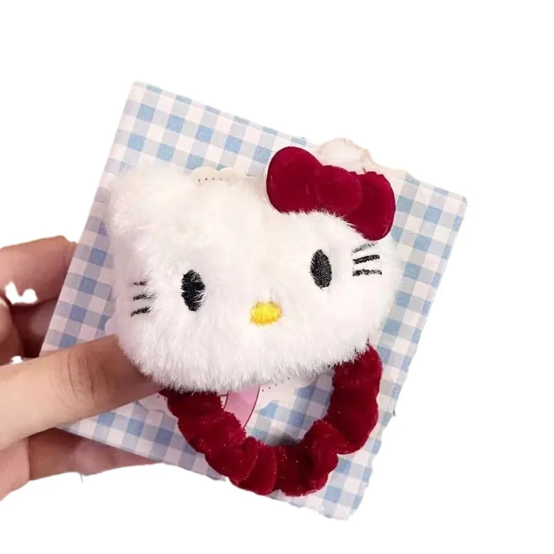 Süße Hallo Kitty Anime Kawaii Sanrio Ins Mode Haars pange süße süße Cartoon Kinder Kopf bedeckung Zubehör Geschenke für Kinder