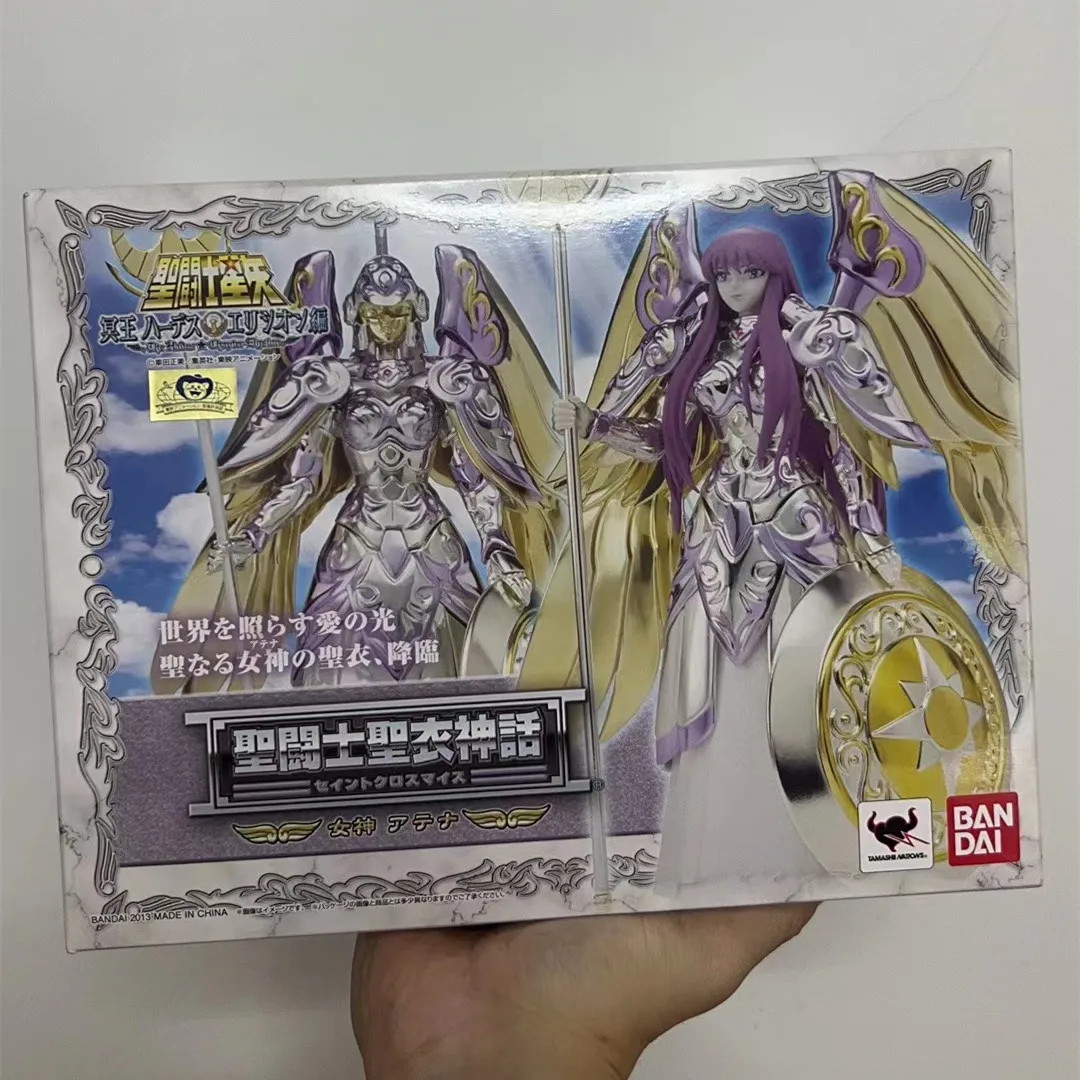 

Bandai Original Saint Seiya Cloth Myth Holy Cloth Goddess Athena Saori Kido 10th Anniversary Model Figure Ornaments Toy Gifts