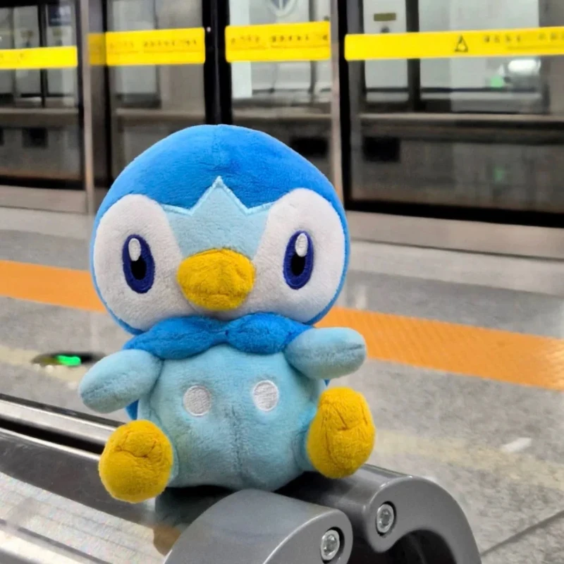 

Selumb Pokemon Piplup Large Size Sitting Stuffed Plush Doll Soft Throw Pillow Home Sofa Decor For Adult Anime Collectors