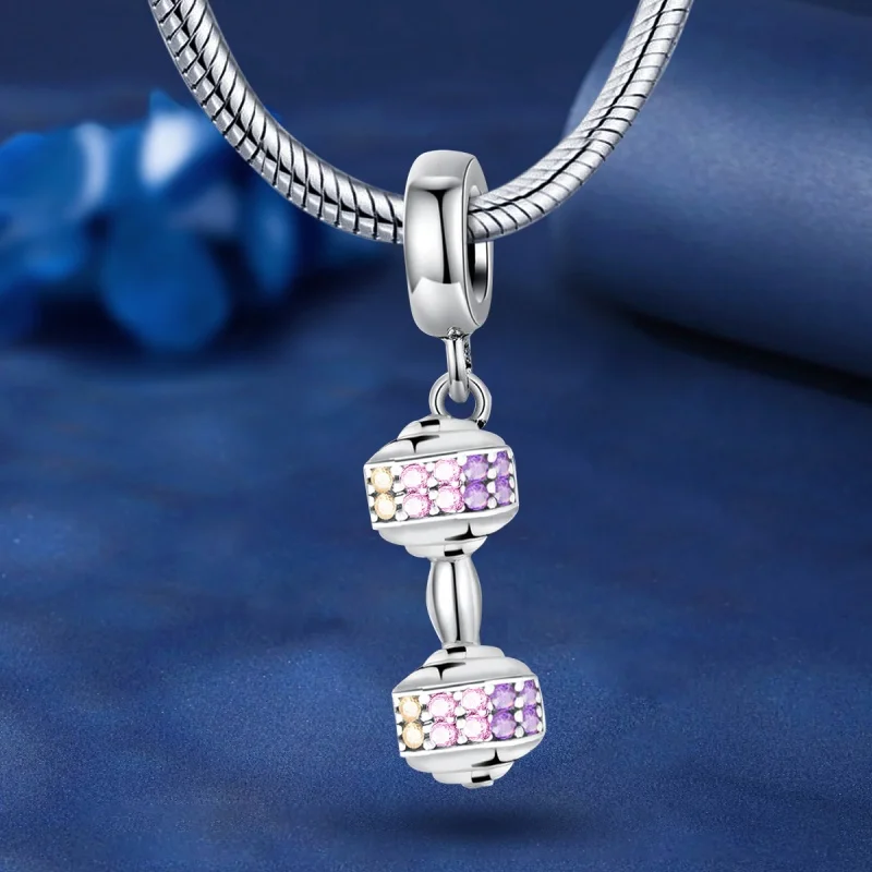 

Стерлингового Серебра 925 пробы, розовые туфли на высоком каблуке, сумка для торта, подвески, бусины, подходят для браслета «сделай сам», ожерелья, изготовление подарка высокого качества, ювелирные изделия