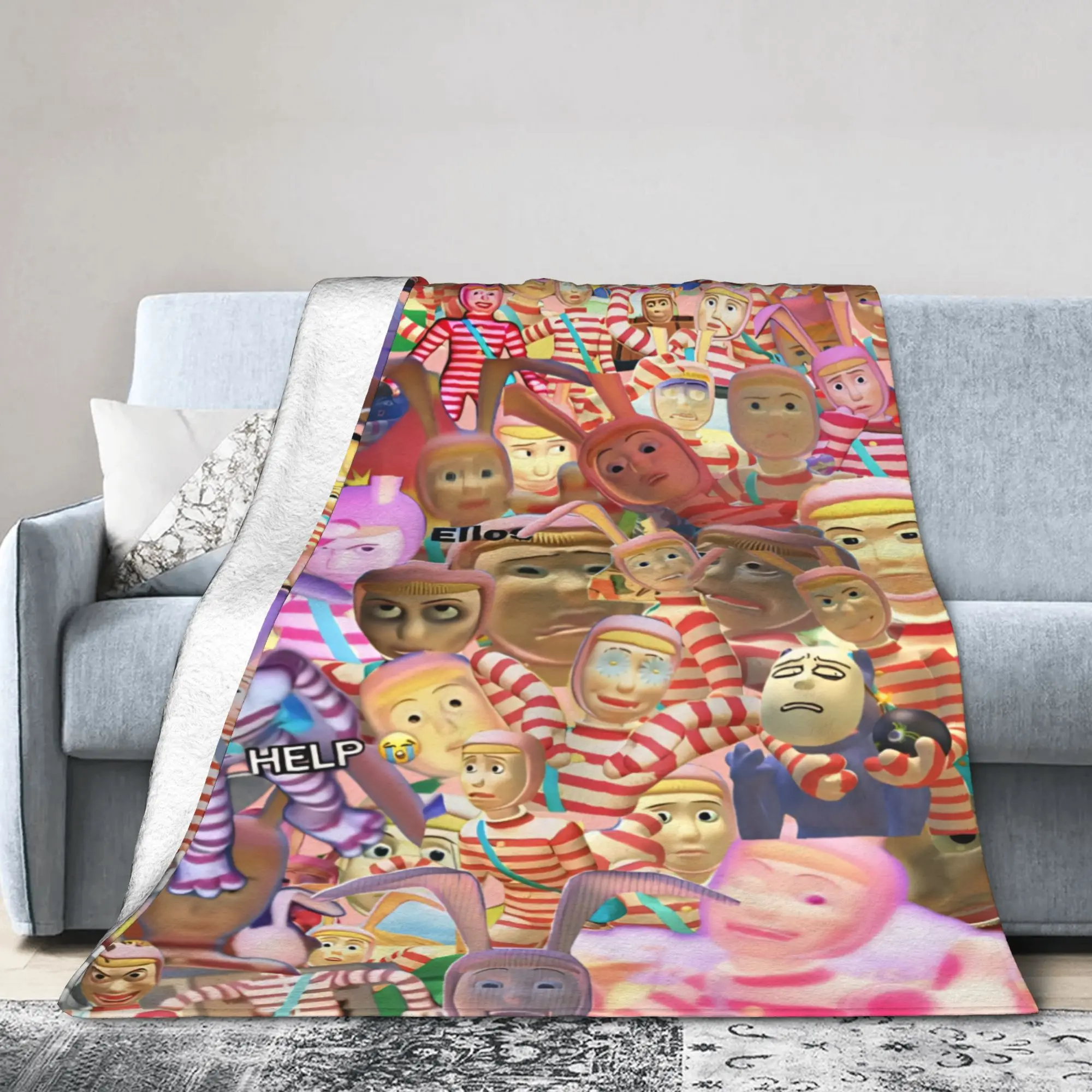 Cozy Popee the Performer Blanket Stuff Bedding Decorative  Throws And Blankets Lightweight Velvet for Outdoor