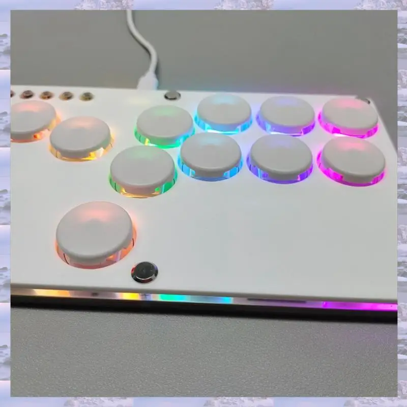 N75R-Flatbox Hitbox Arcade juego de lucha codificador controlador Xinput/entrada Mini consola Hitbox para NS/PS3/PS4