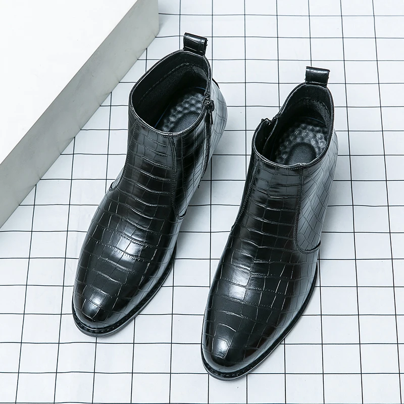دعوى أحذية الرجال مكتب أحذية من الجلد جديد المهنية ماركة أحذية رياضية أحذية الزفاف الذكور فستان اجتماعي أحذية في الهواء الطلق الأحذية الرسمية #1