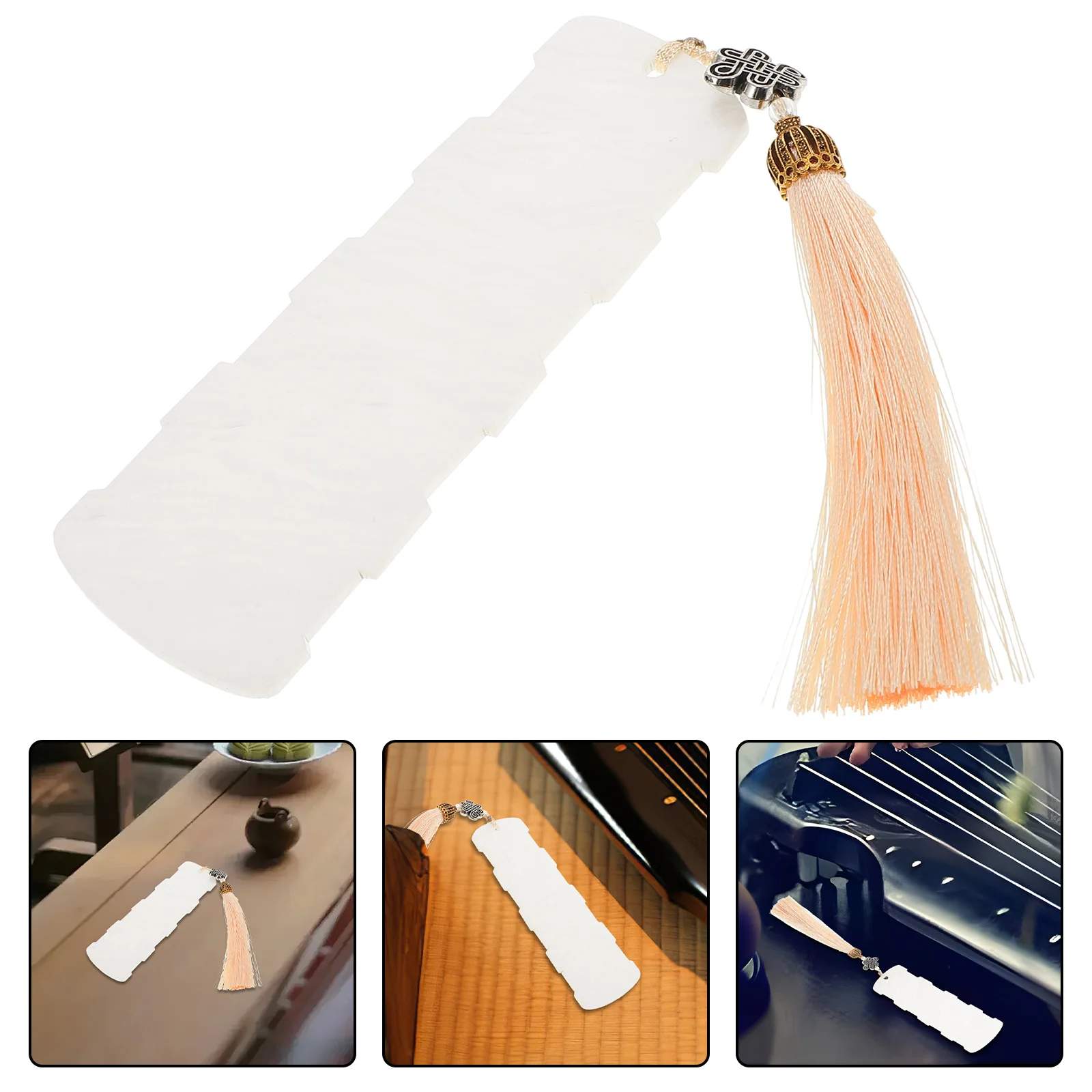 

Nail Storage Board Black Sandalwood Travel Book Marks Page Aged Paulownia Guqin Chinese Zither Cover Lute