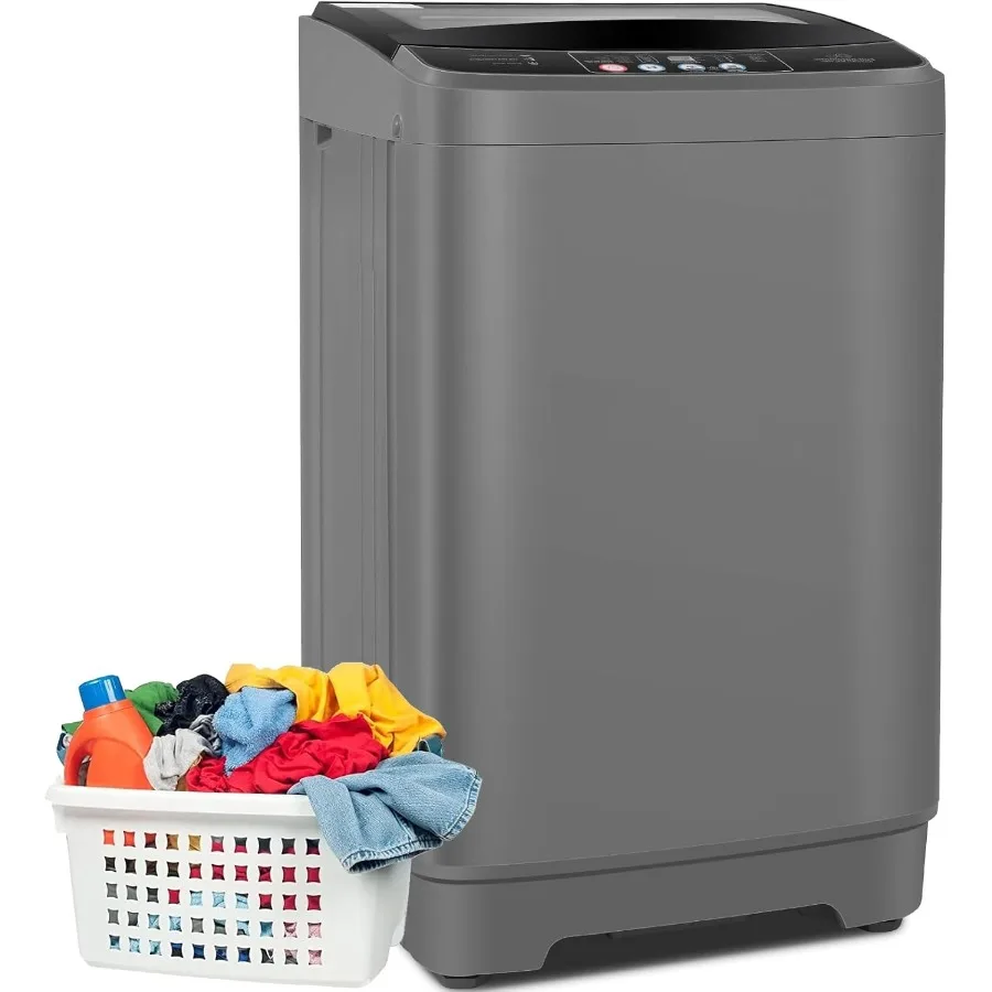 

Портативная стиральная машина, вместимость 20 фунтов, полностью автоматическая портативная стиральная машина с комбинированной стиральной машиной и сушильной машиной длиной 2,8 куб. футов с 1 шт.