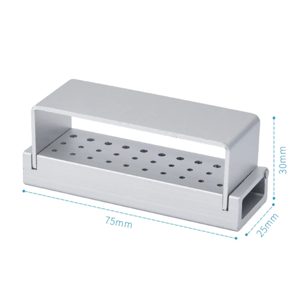 Dental Diamant Bohrer Bohrer Desinfektion Block 30 Löcher High Speed Handstück Bohrer Halter Zahnmedizin Instrument