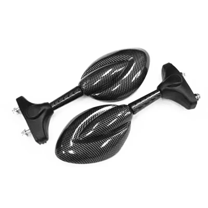 Motorctcle Carbon /Black Rear View Side Mirrors For Honda Ducati 999 R Daytona 675  Yamaha FZ1 FZ6 FZ6R FZR1000 FZR600