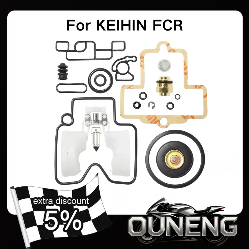 

For Keihin FCR 28/32/33/35/37/39/41MM MX SX EXC FCR39 2001 KTM400 520 Motorcycle Carburetor Repair Kit