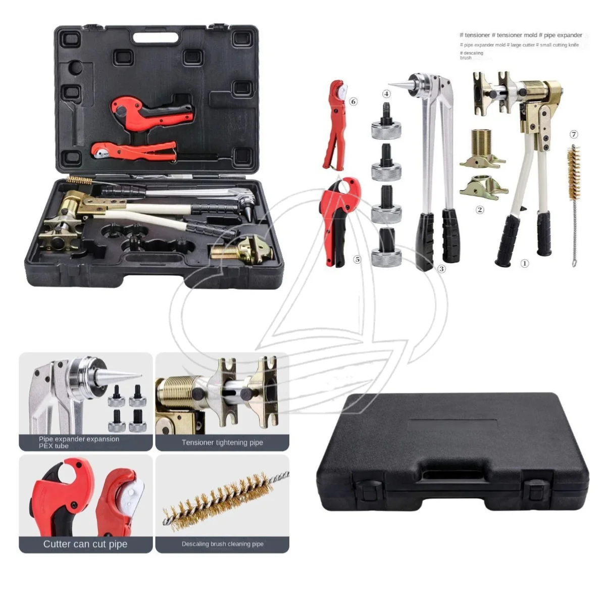 16-32mm Pipe Fitting Assembly Tool, Professional Plumbing Installation Hand Tool Compatible with Pipe Connection Fittings