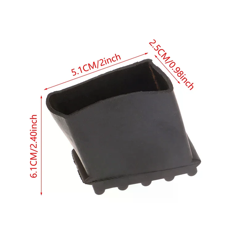 1 pçs antiderrapante escada cobre dobrável pés pé almofada perna protetor de pára-choques de borracha almofadas passo anti-deslizamento capa almofada de proteção