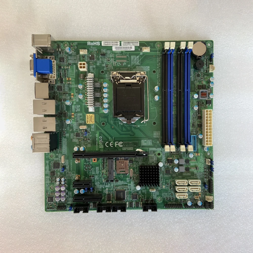 Server Motherboard DDR3 non-ECC LGA1150 X10SLQ perfect work