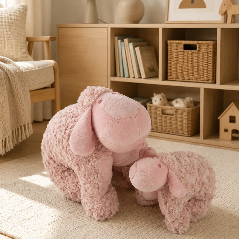 Foldable Sheep Pillow Soft Lambskin Chair Sofa Cushion Living Room Bedroom Decorative Accessories Plush Sheep Backrest Cushion