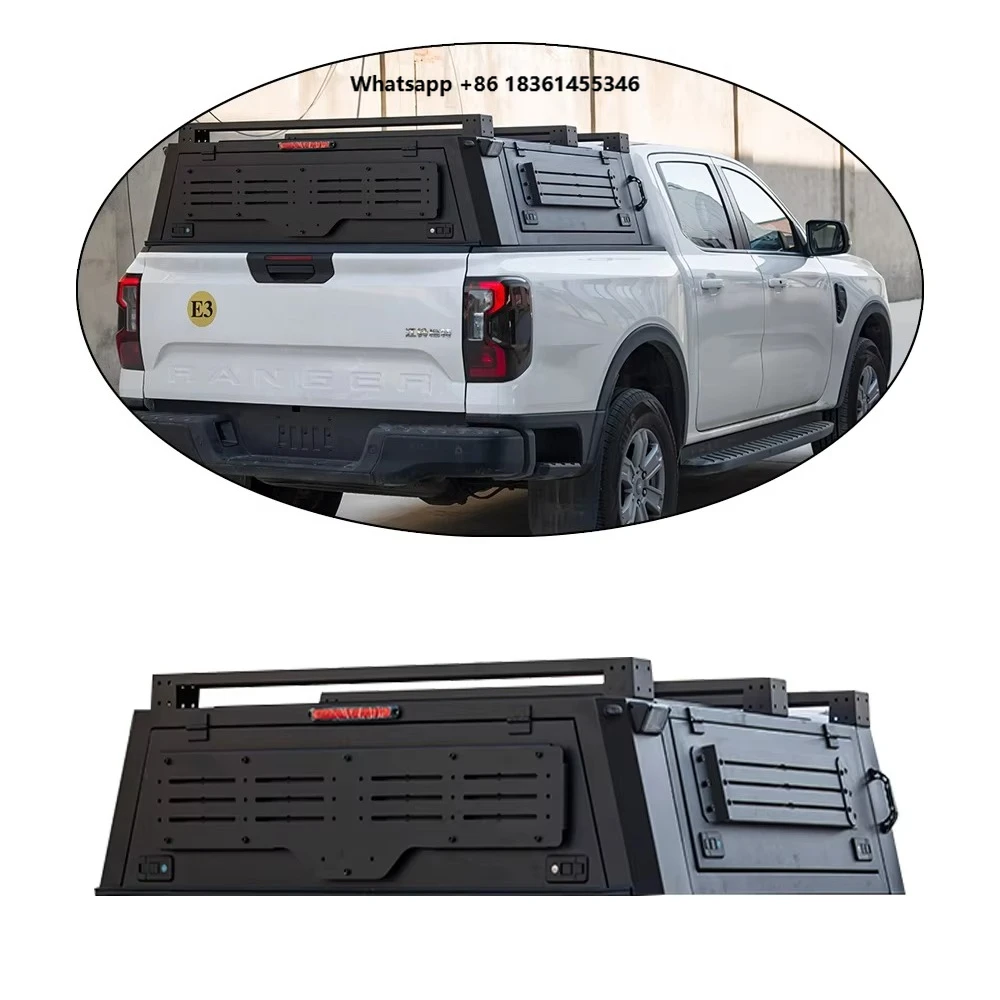 

For Pick-up Trucks F150 Folding Model Aluminum Alloy Off-Road Truck Canopy Waterproof Camper Topper Hardtop