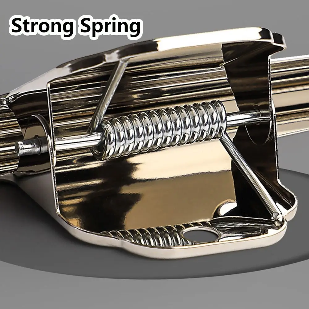 Simple Stainless Steel Round Clip Universal Metal Stationery Clip Mountain Shaped Clip Students