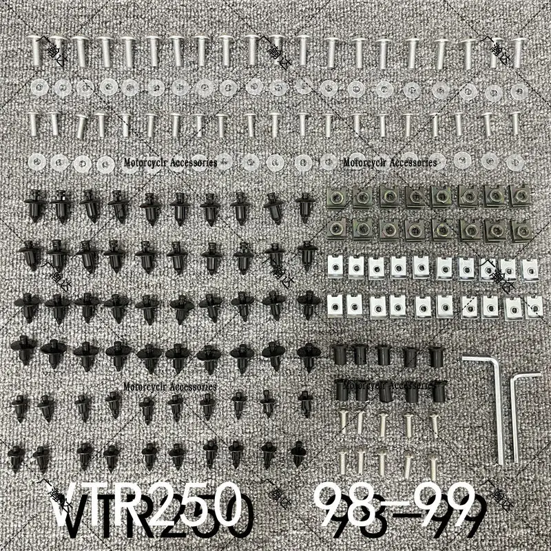 

Fairing Bodywork Kit Bolts Screws For Fit HONDA VTR250 98-99