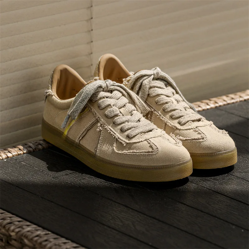 Men's Canvas Shoes Comfortable Soft Bottom Versatile Retro Style Spring Autumn Trendy Board Shoes Sports Tennis shoes