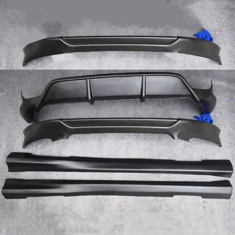 Karosserie-Kit für Ford Mondeo Fusion 13-16 17-18 Modifizierter Neuer Stil Unlackierte Frontspoiler Hecklippe Seitenschweller