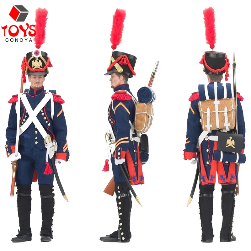 BROWN ART B-A0003 1/6 Napolenioc Imperial Guard ปืนใหญ่ทหาร 12 ''ชายทหาร Action Figure ชุดของเล่นคอลเลกชัน
