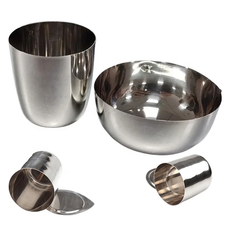 Pt platinum crucible 30ml for laboratory -can customize 5ml -250ml High Purity (99.95%) Platinum (Pt) Crucibles Labware