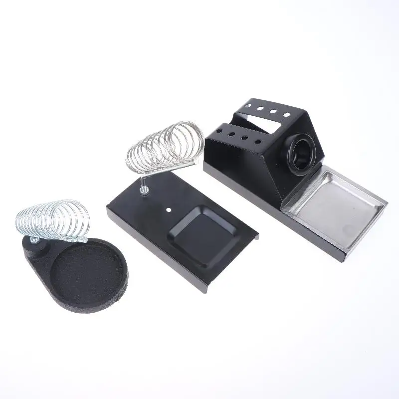 (New)Soldering Iron Holder, Metal Spring Stand Multi-function Solder Support Base for Welding Repair DIY Handcraft Tools