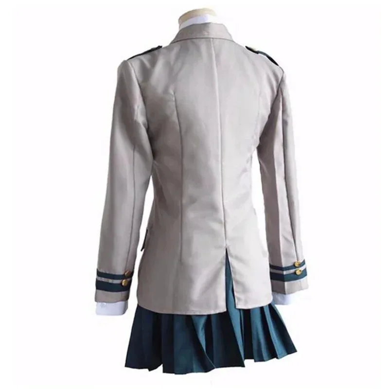 Zizi 2025 Anime Boku No Midoriya Izuku Bakugou Katsuki gris mi héroe Academia OCHACO URARAKA uniforme escolar Cosplay