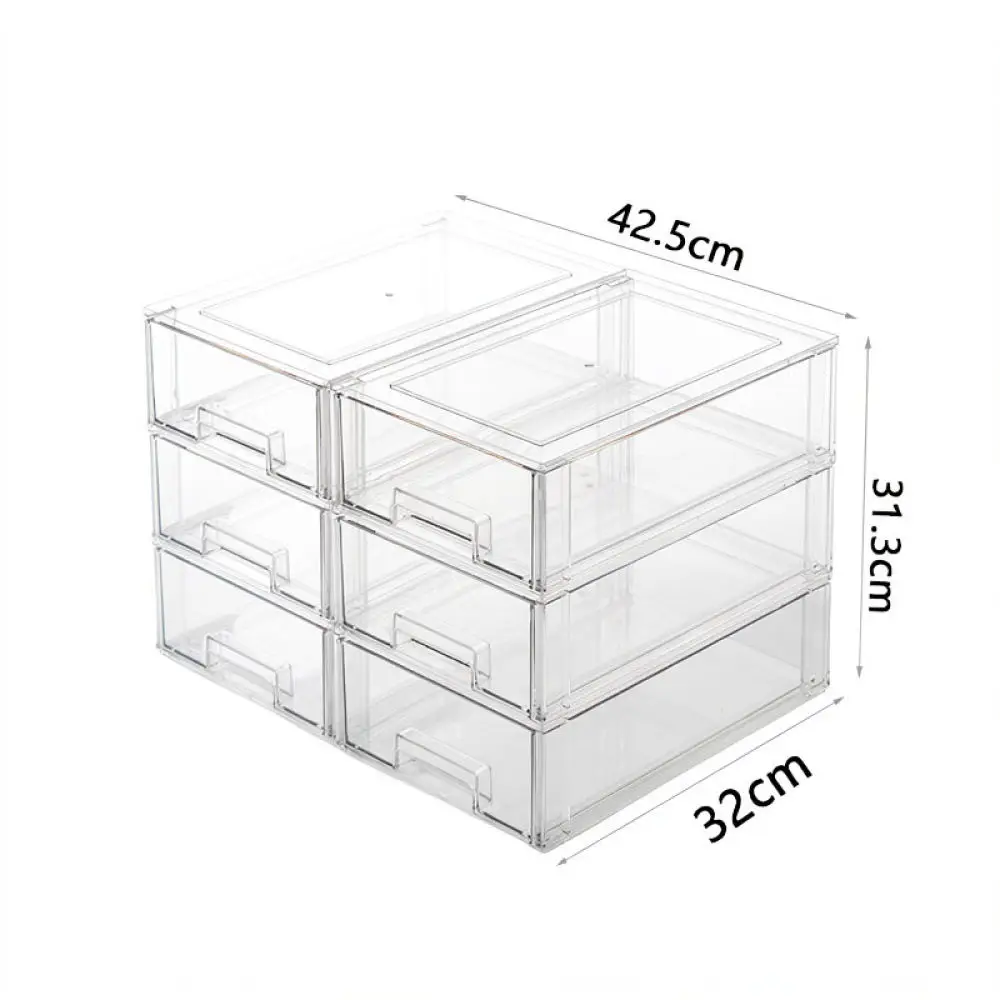 Refrigerator Storage Box Transparent Drawer Organizer Kitchen Food Container Fruit Egg Vegetable Saver Space Saving Holder
