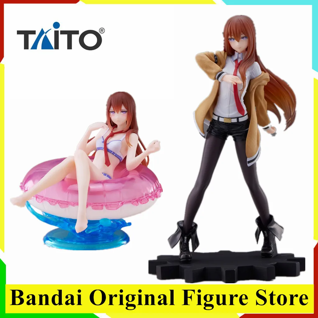 Original TAITO Coreful Steins Gate Makise Kurisu AFG Aqua Float Girls Anime Figure Toys Action Figure PVC Model Collection Doll