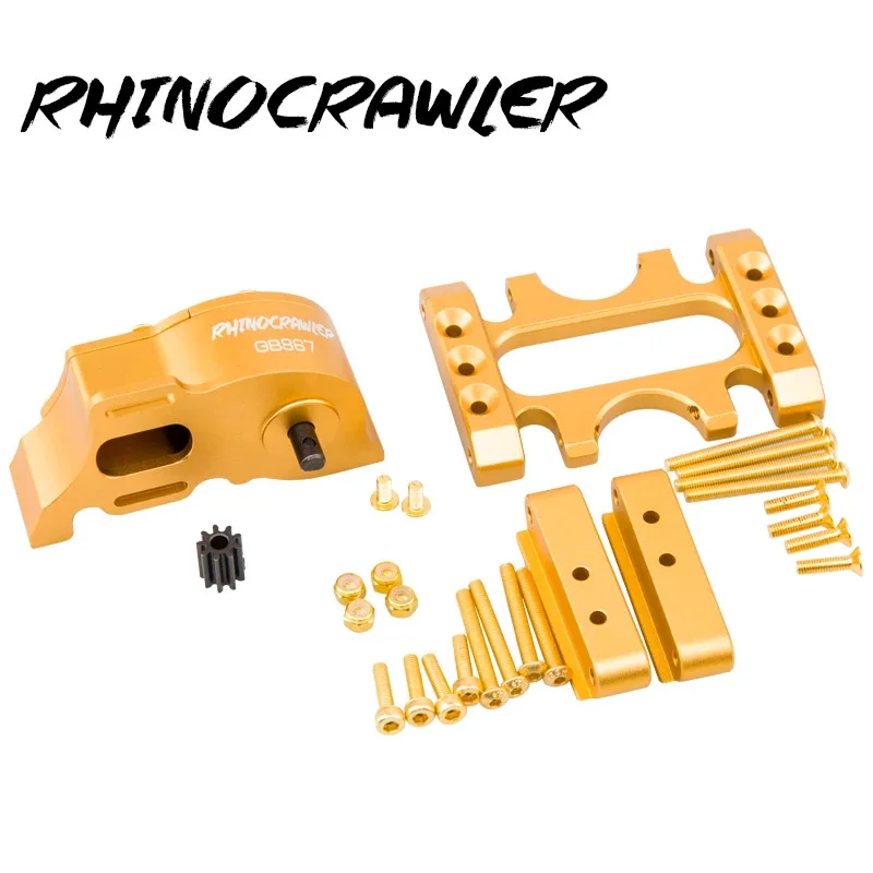 

RhinoCrawler GB867 V2 LightWeigth Gearbox Transmission Gears Set 1/10 RC Crawler Car Low Center LCG Chassis MOA