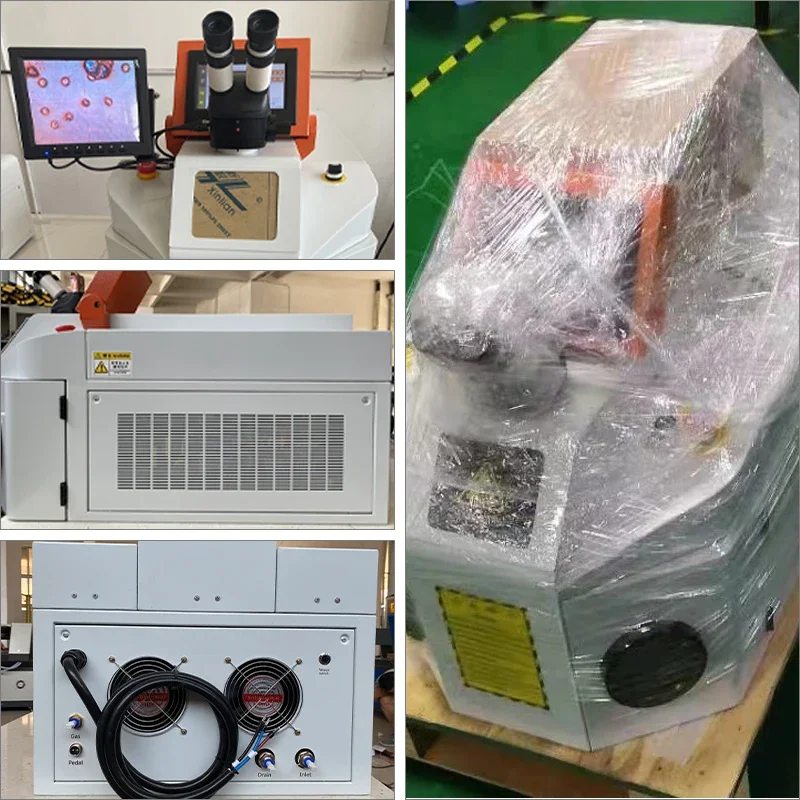 Saldatrice laser per gioielli YAG calda vendita calda 200W per gioielli in metallo oro argento riparazione saldatrice a punti laser da tavolo
