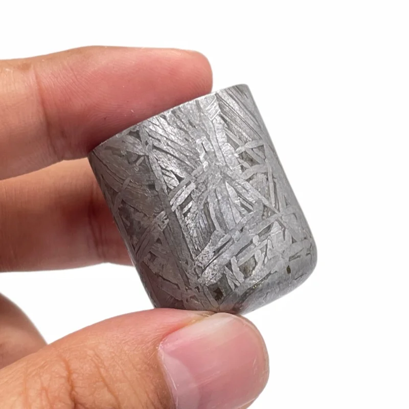 Muonionalusta Meteorite Irregular Desktop Specimen Acid Etched Widmanstätten Pattern Sweden Iron Meteorite Collection