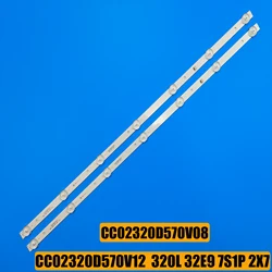 New 60 pcs for CC02320D570V12 320L 32E9 7S1P 2X7 H32E8000Q DEXP H32D7000Q H32D8000Q SW-LED32R301BT2 RCA RTDVD3215-B AOC T3211M