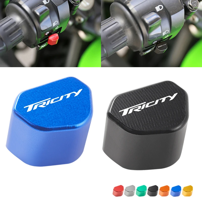 

Алюминиевый переключатель мотоцикла с ЧПУ, кнопка переключателя указателя поворота, колпачок для Yamaha Tricity 300 125 155 2008-2025, аксессуары