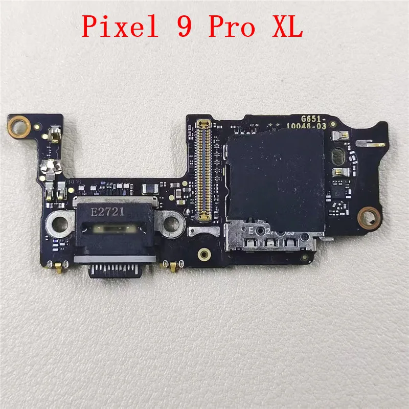 Charging Dock Port Flex Cable Repair Part for Google Pixel 9 / 9 Pro Charging Port Board for Pixel 9 Pro XL