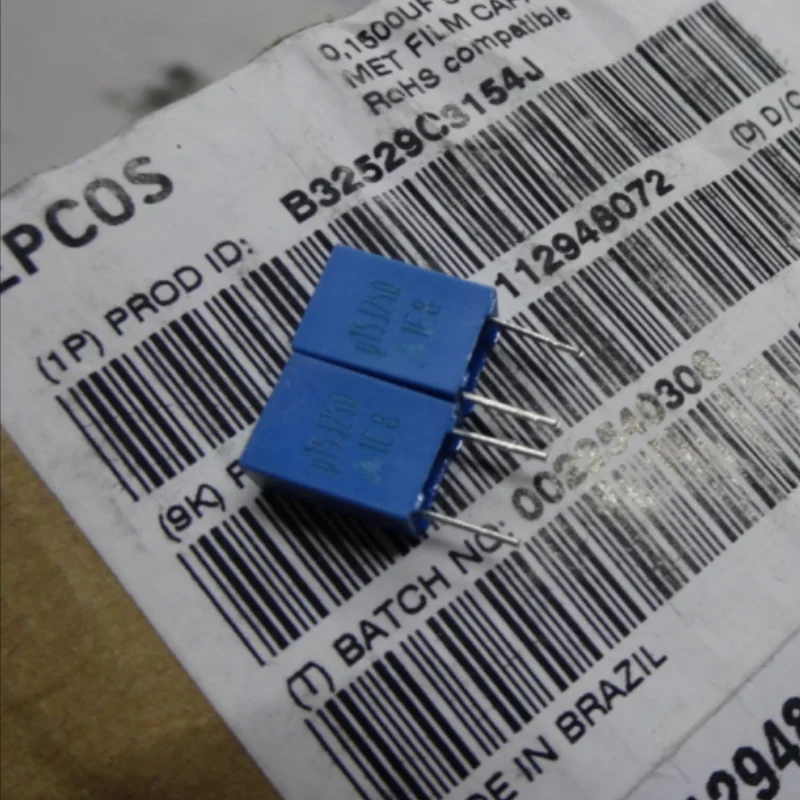 

20PCS EPCOS 0.15uf 250v 150nf u15 154 5mm film capacitor B32529C3154J