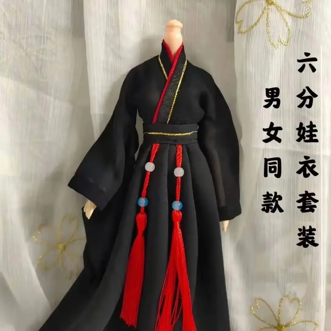 (Customized) 1/6 Doll\'s Clothes Ancient Chinese Style Clothing Fit To 30cm Male Bjd Doll Dress Up Toys Doll Accessories, No Doll