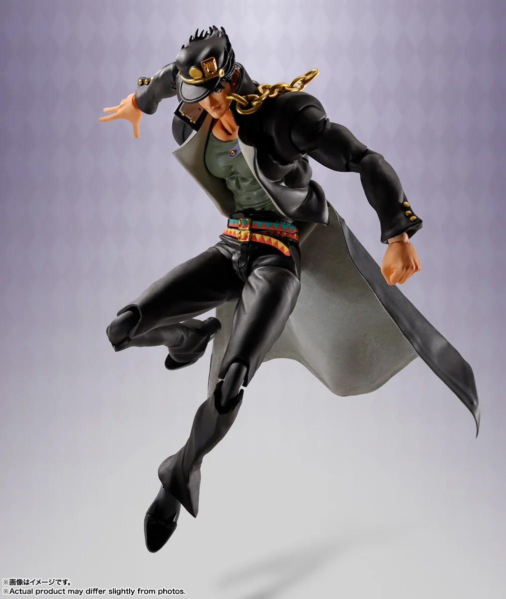 Asli BANDAI S.H.Figuarts Jotaro Kujo Jojo no Kimyo na Buken Acchion Figure Tosy PVC Model Kocchion Anime Movable Figurine