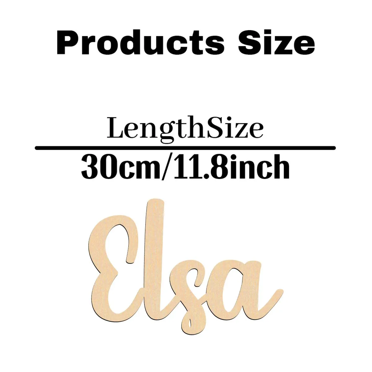 1 قطعة ديكور المنزل إلسا مثال مخصص اسم لوحة خشبية المواد الخشبية قطع الليزر علامة توجيه عمودي ديكور معلق للباب