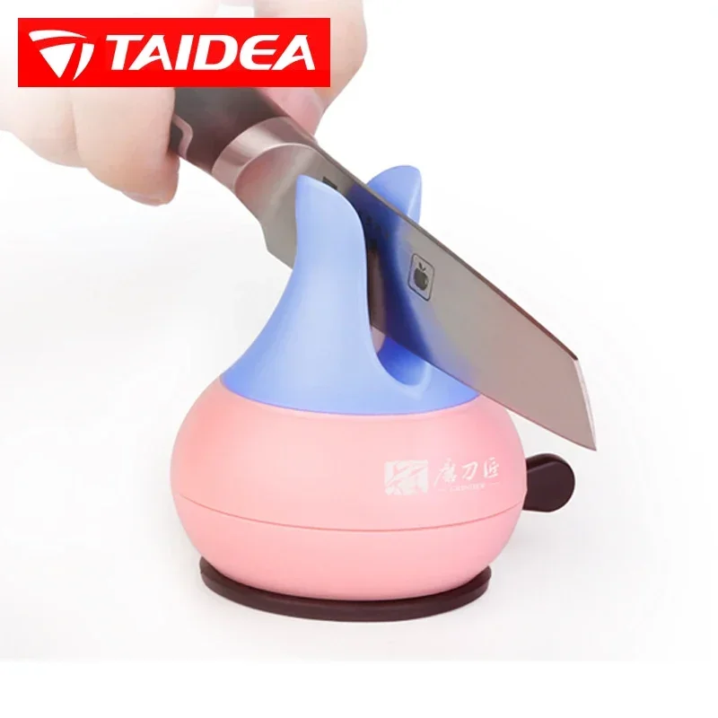 

TAIDEA Kitchen Sharpener Base Suction Cup Sharpening Stone Tungsten Steel Grinding Tool Sharpening System sharpener